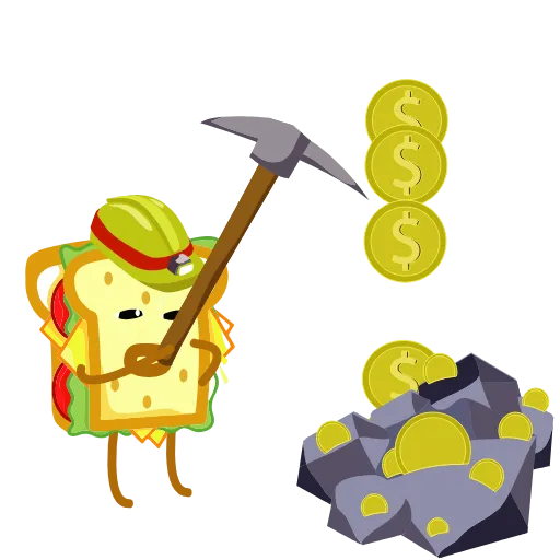 💰 Стикер «SANDWICH сэндвич» для Telegram