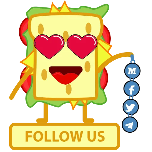😍 Стикер «SANDWICH сэндвич» для Telegram