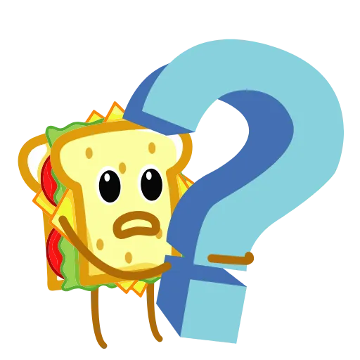 🤔 Стикер «SANDWICH сэндвич» для Telegram