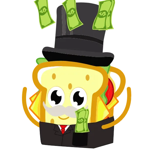 🤠 Стикер «SANDWICH сэндвич» для Telegram