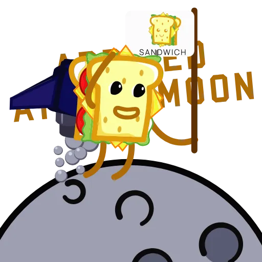 🌕 Стикер «SANDWICH сэндвич» для Telegram