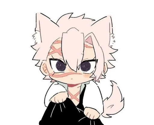 😶 Стикер «Sanemi Shinazugawa» для Telegram