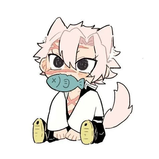 🙃 Стикер «Sanemi Shinazugawa» для Telegram