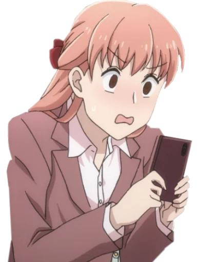 😍 Стикер «Wotaku ni Koi wa Muzukashii» для Telegram