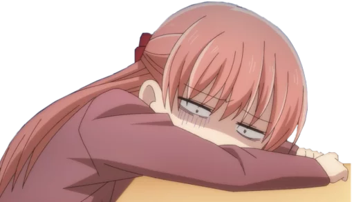 😞 Стикер «Wotaku ni Koi wa Muzukashii» для Telegram