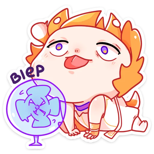 🥵 Стикер «Домашняя кошечка Саноя» для Telegram