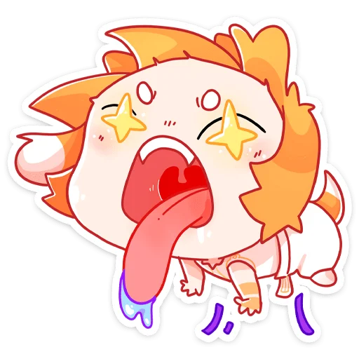 🤩 Стикер «Домашняя кошечка Саноя» для Telegram