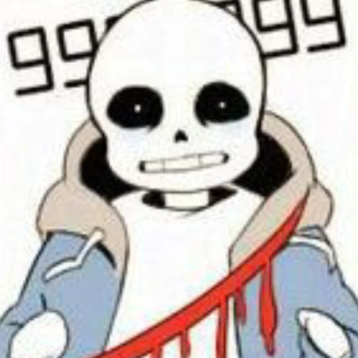 ☠️ Стикер «sans» для Telegram
