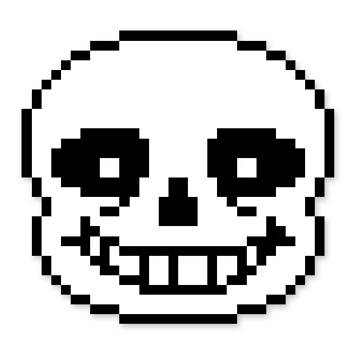 ☠️ Стикер «sans» для Telegram