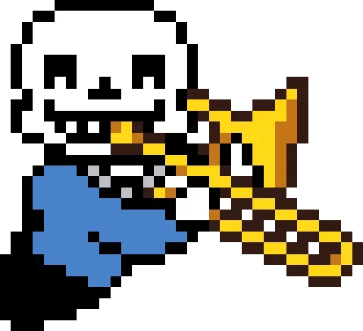 ☠️ Стикер «sans» для Telegram