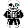 Стикер 27 Sans the skeleton
