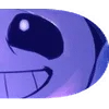 Стикер 44 Sans the skeleton