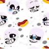 Стикер 49 Sans the skeleton