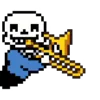 Стикер 31 Sans the skeleton
