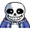 Стикер 14 Sans the skeleton