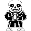 Стикер 29 Sans the skeleton