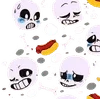 Стикер 48 Sans the skeleton