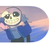 Стикер 36 Sans the skeleton