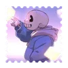 Стикер 4 Sans the skeleton