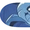 Стикер 37 Sans the skeleton