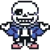 Стикер 51 Sans the skeleton