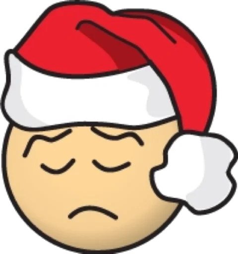😔 Стикер «Красная шапка» для Telegram
