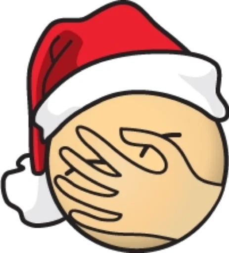 🤦‍♂️ Стикер «Красная шапка» для Telegram