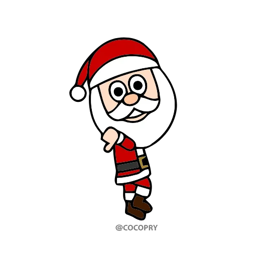 Стикерпак Santa Xmas для Telegram