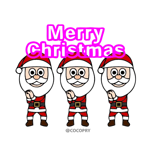 🥳 Стикер «Santa Xmas» для Telegram