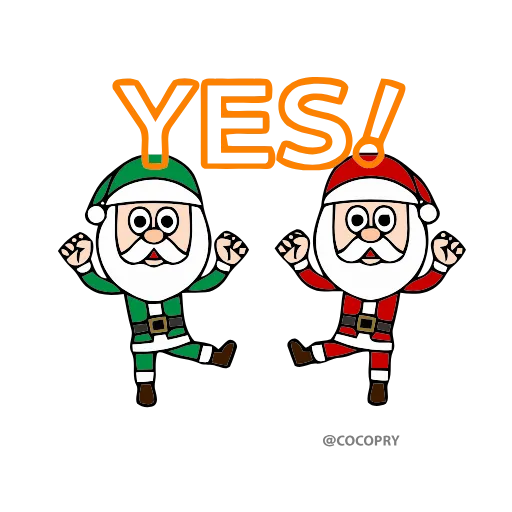 👌 Стикер «Santa Xmas» для Telegram