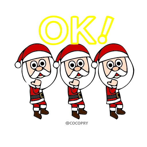 🆗 Стикер «Santa Xmas» для Telegram