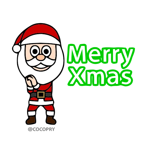 🕺 Стикер «Santa Xmas» для Telegram