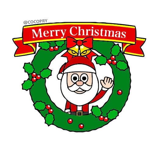 👋 Стикер «Santa Xmas» для Telegram