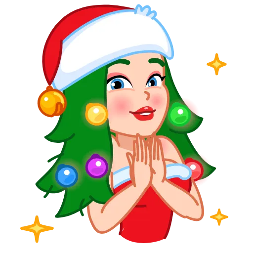 ✨ Эмодзи «Санта» для Telegram