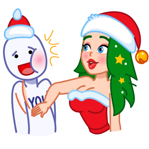 👊 Эмодзи «Санта» для Telegram