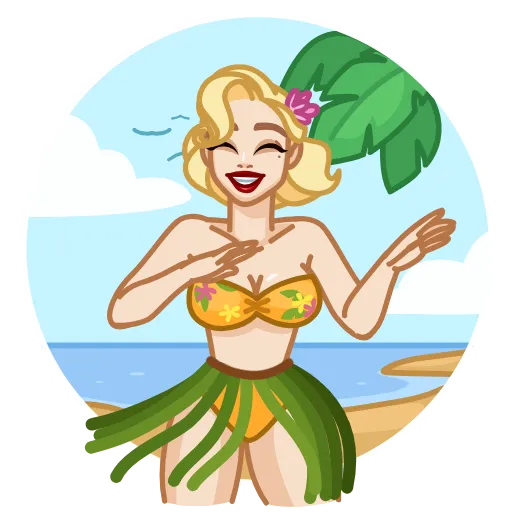 💃 Эмодзи «Санта» для Telegram