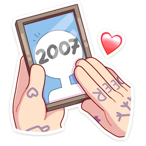 ❤️ Стикер «Санта» для Telegram