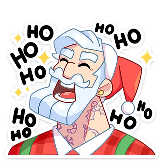 😀 Стикер «Санта» для Telegram