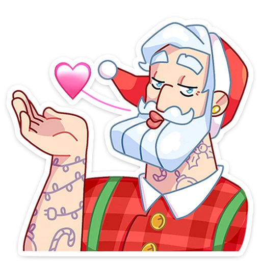 😘 Стикер «Санта» для Telegram