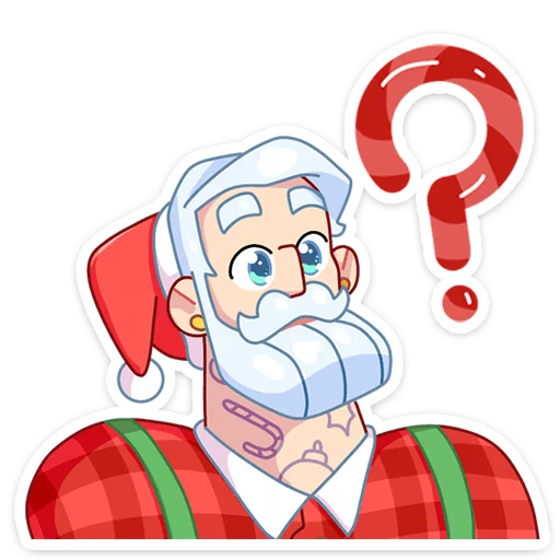 ❓ Стикер «Санта» для Telegram