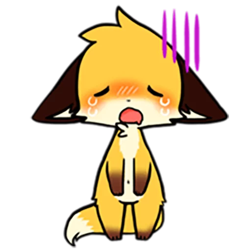 😭 Стикер «Sanuki Fox» для Telegram