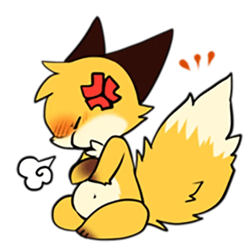😡 Стикер «Sanuki Fox» для Telegram