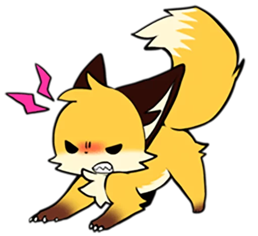 😡 Стикер «Sanuki Fox» для Telegram