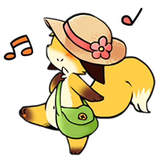 😄 Стикер «Sanuki Fox» для Telegram