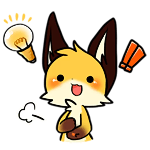 💡 Стикер «Sanuki Fox» для Telegram