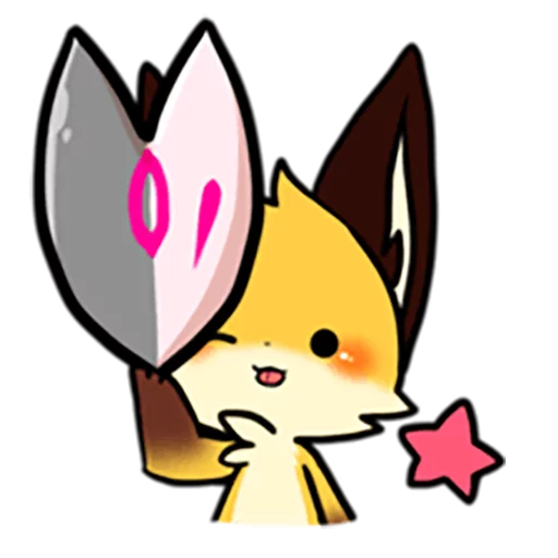 🙆 Стикер «Sanuki Fox» для Telegram