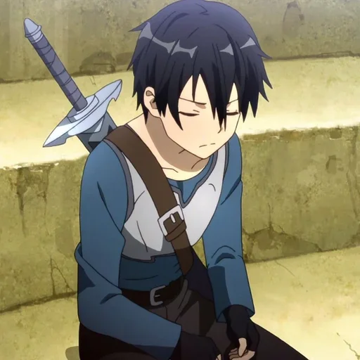 😔 Стикер «Sword Art Online» для Telegram