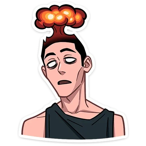 🤯 Стикер «Каспер без надписей» для Telegram