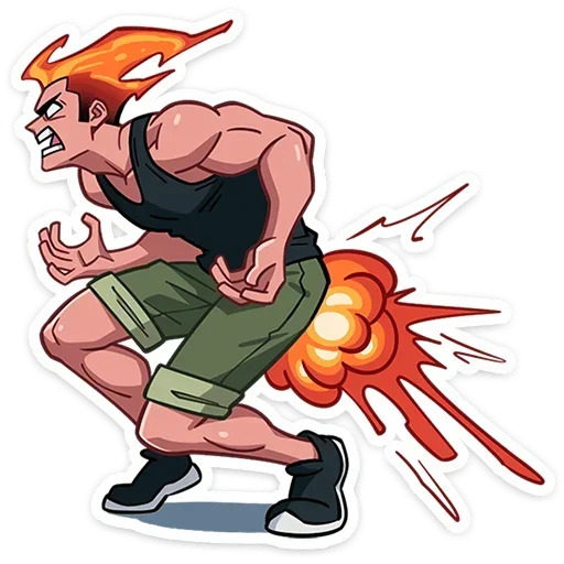 💨 Стикер «Каспер без надписей» для Telegram