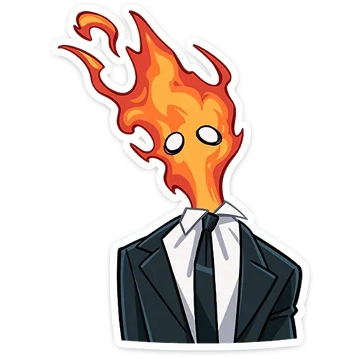 🔥 Стикер «Каспер без надписей» для Telegram